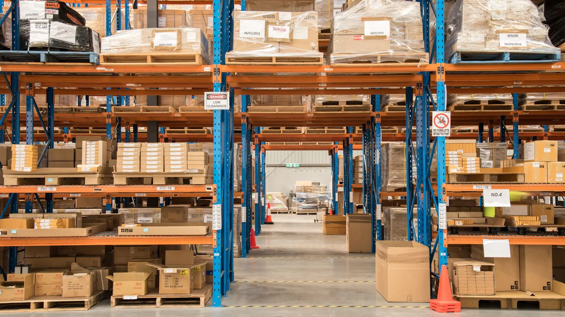 opslag in magazijnen