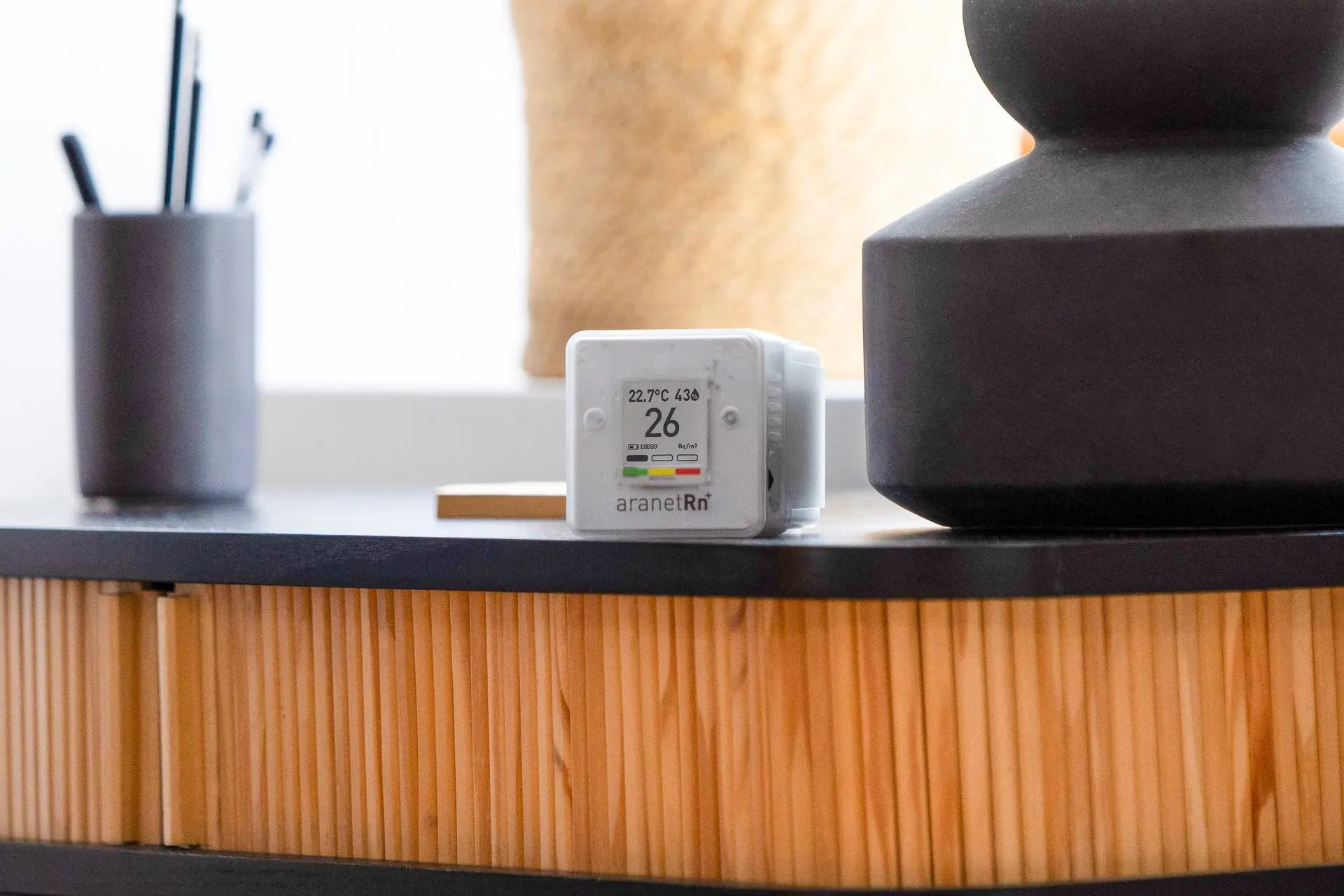 Radon meting via climaplux